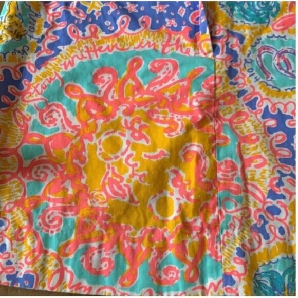 Lilly Pulitzer Classic Shift Dress A Story Written in the Sun Toddler Girls Size - Picture 5 of 8